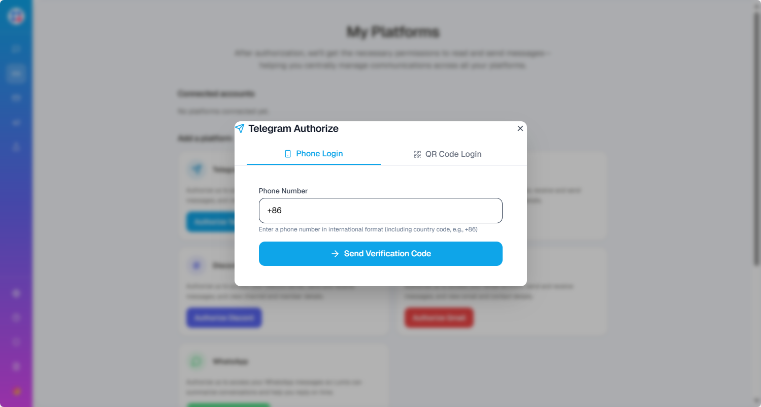 Lumis Telegram Login Phone
